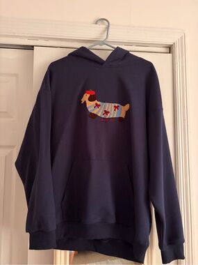 Aelfric Eden Cartoon Dog Hoodie New